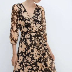 Robe Fluide à Imprimé Floral -Promos Chaudine Magasin 57055981 08 D2