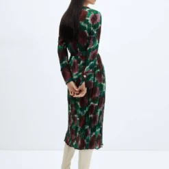 Robe Cache-cœur Plissée -Promos Chaudine Magasin 57058278 43 R