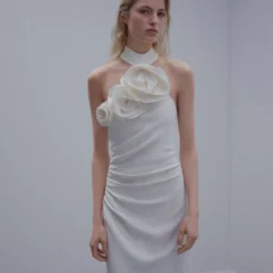 Robe Maxifleurs Fendue