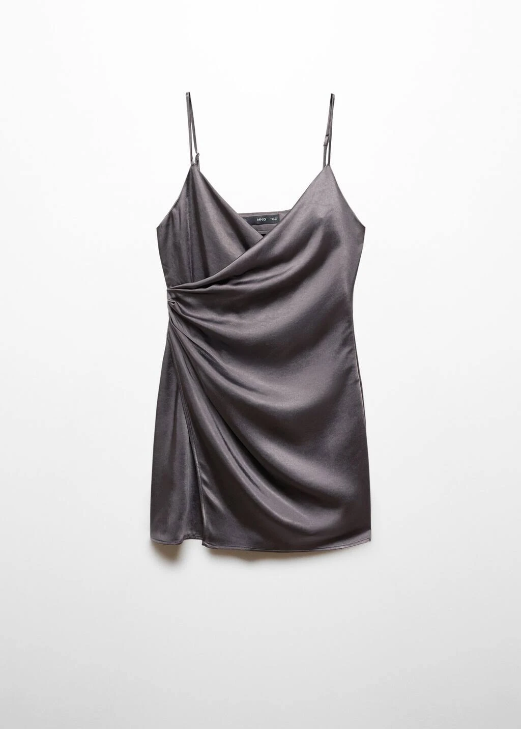 Robe Courte Drapée Cache-cœur 8 Robe Courte Drapée Cache-cœur – Image 8