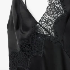 Robe Style Lingerie Manche Asymétrique -Promos Chaudine Magasin 57063816 99 D8