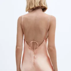 Robe Style Lingerie Satinée -Promos Chaudine Magasin 57063818 80 D6