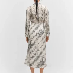 Robe Lyocell En Imprimé Serpent -Promos Chaudine Magasin 57063819 02 R