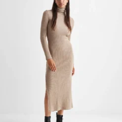 Robe Maille Côtelée -Promos Chaudine Magasin 57064023 07 99999999 01