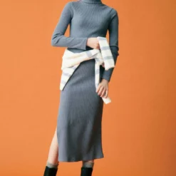 Robe Maille Côtelée -Promos Chaudine Magasin 57064023 52 D5