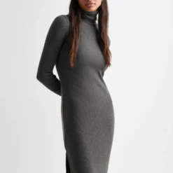 Robe Maille Côtelée