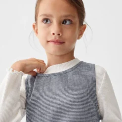 Robe Chasuble Pied-de-poule -Promos Chaudine Magasin 57064426 56 D1