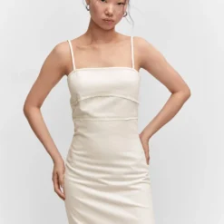 Robe En Jean Détail Coutures