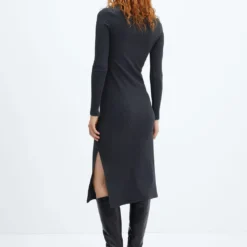 Robe Décolleté Zippé -Promos Chaudine Magasin 57065811 95 R