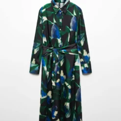 Robe Chemisier Imprimée -Promos Chaudine Magasin 57065812 43 B