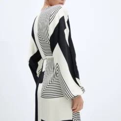 Robe Cache-cœur Imprimée -Promos Chaudine Magasin 57065964 05 D2