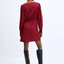 Robe Courte Manches Bouffantes -Promos Chaudine Magasin 57065980 78 R