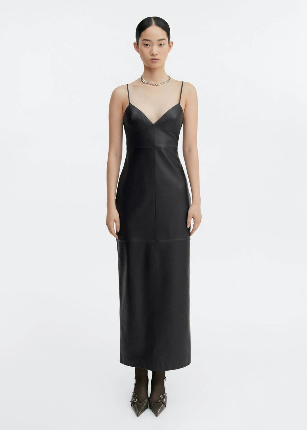 Robe Bretelles Cuir 1 Robe Bretelles Cuir