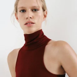 Robe Midi Col Montant -Promos Chaudine Magasin 57067125 78 D7