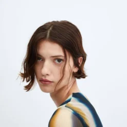 Robe Maille Filet Tie And Dye -Promos Chaudine Magasin 57069117 20 D1