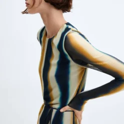 Robe Maille Filet Tie And Dye -Promos Chaudine Magasin 57069117 20 D2