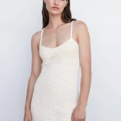 Robe Maille Détail Ajouré