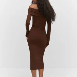 Robe Midi épaules Dénudées 8 Robe Midi épaules Dénudées -Promos Chaudine Magasin 57073816 32 R