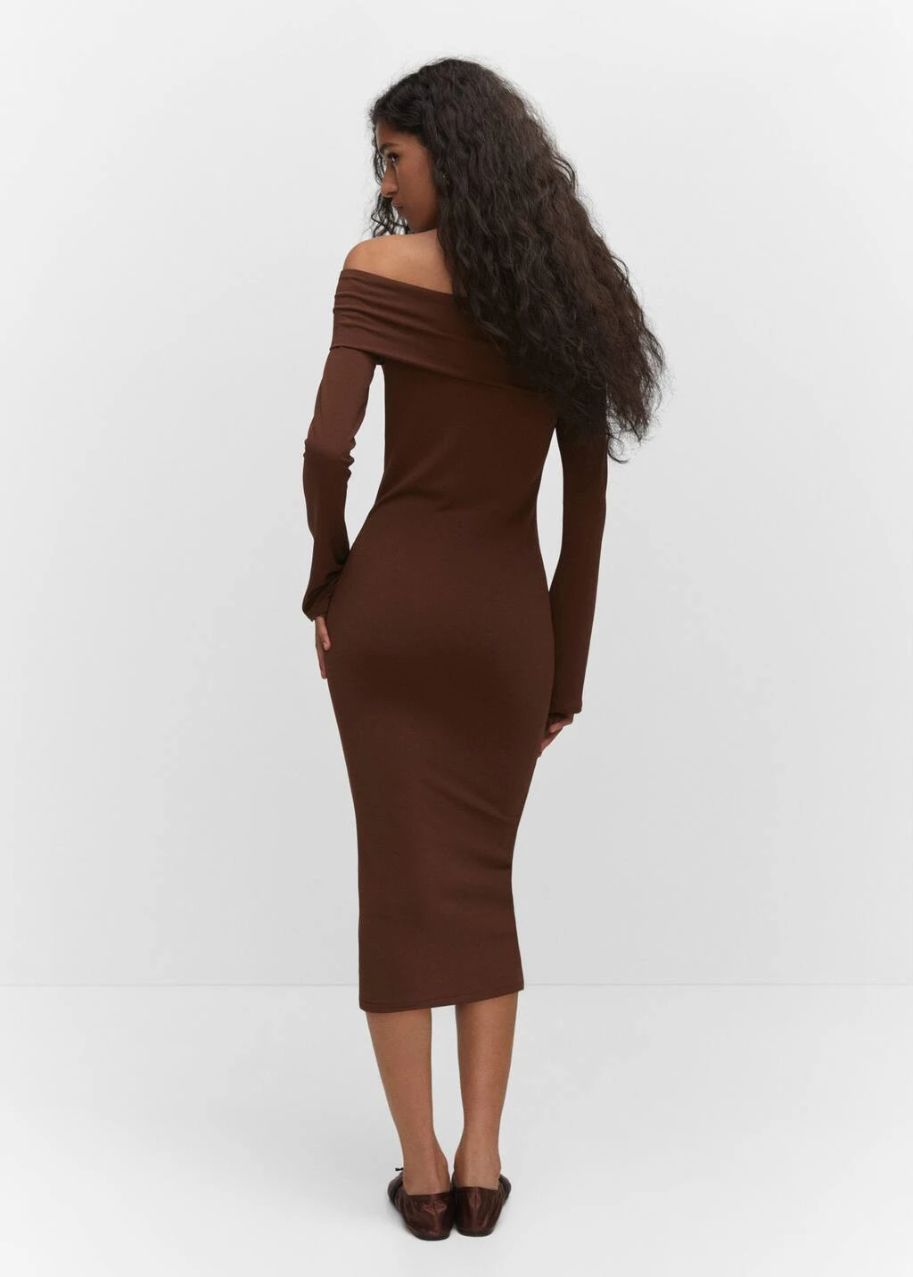 Robe Midi épaules Dénudées 3 Robe Midi épaules Dénudées – Image 3