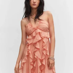 Robe Volants Lyocell