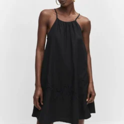 Robe Détails Brodés