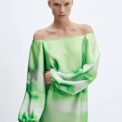 Robe Dégradée épaules Dénudées