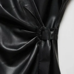 Robe Cache-cœur Similicuir 14 Robe Cache-cœur Similicuir -Promos Chaudine Magasin 57076711 99 D8