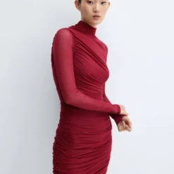 Robe Corps Drapé -Promos Chaudine Magasin 57077124 78 D2