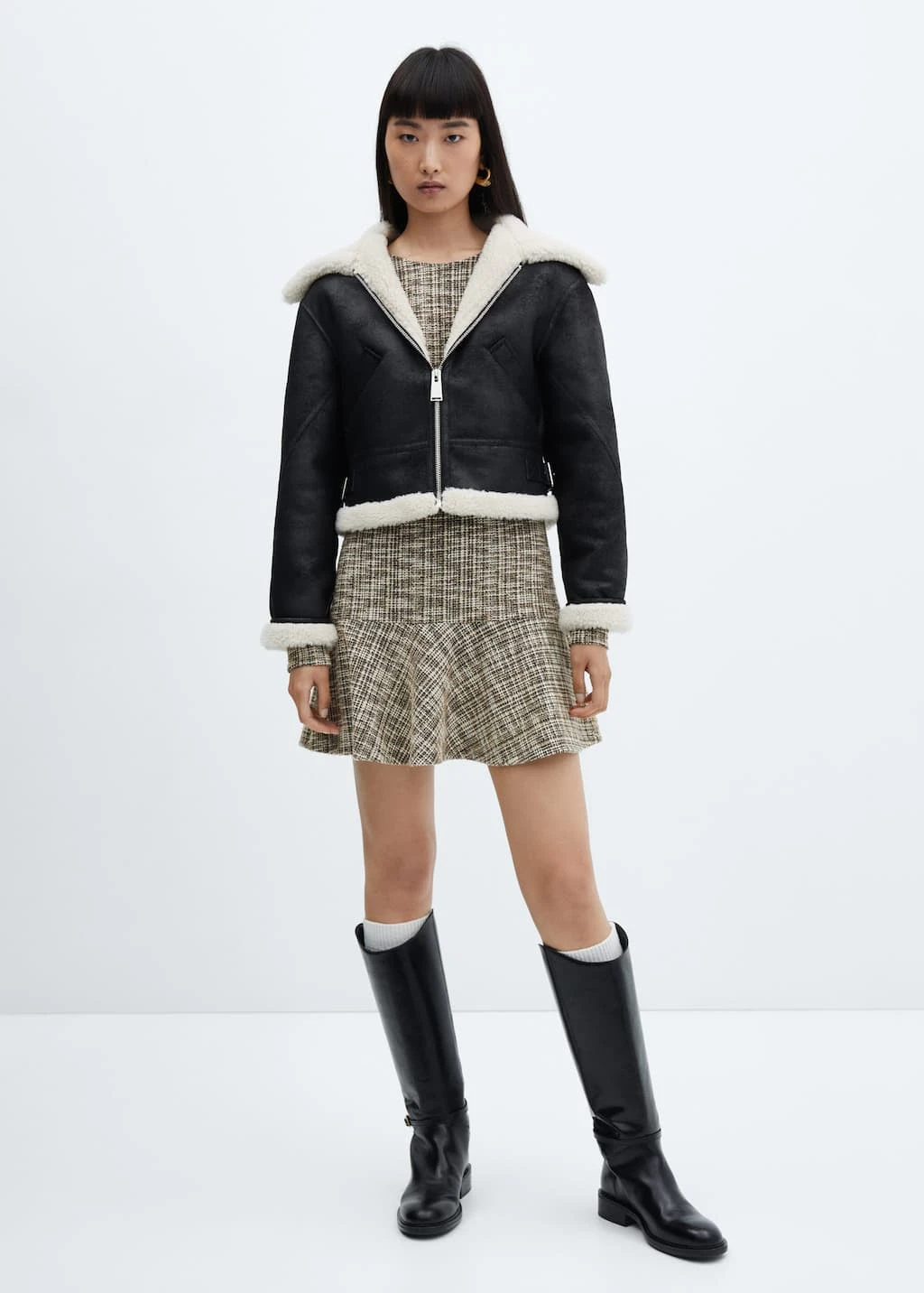 Robe Tweed Chinée 2 Robe Tweed Chinée – Image 2