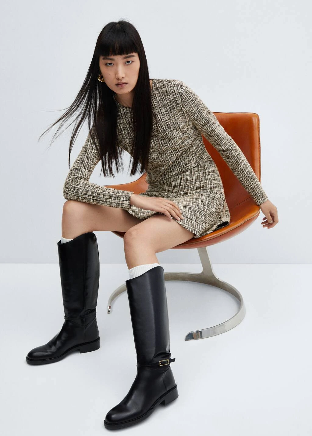 Robe Tweed Chinée 5 Robe Tweed Chinée – Image 5