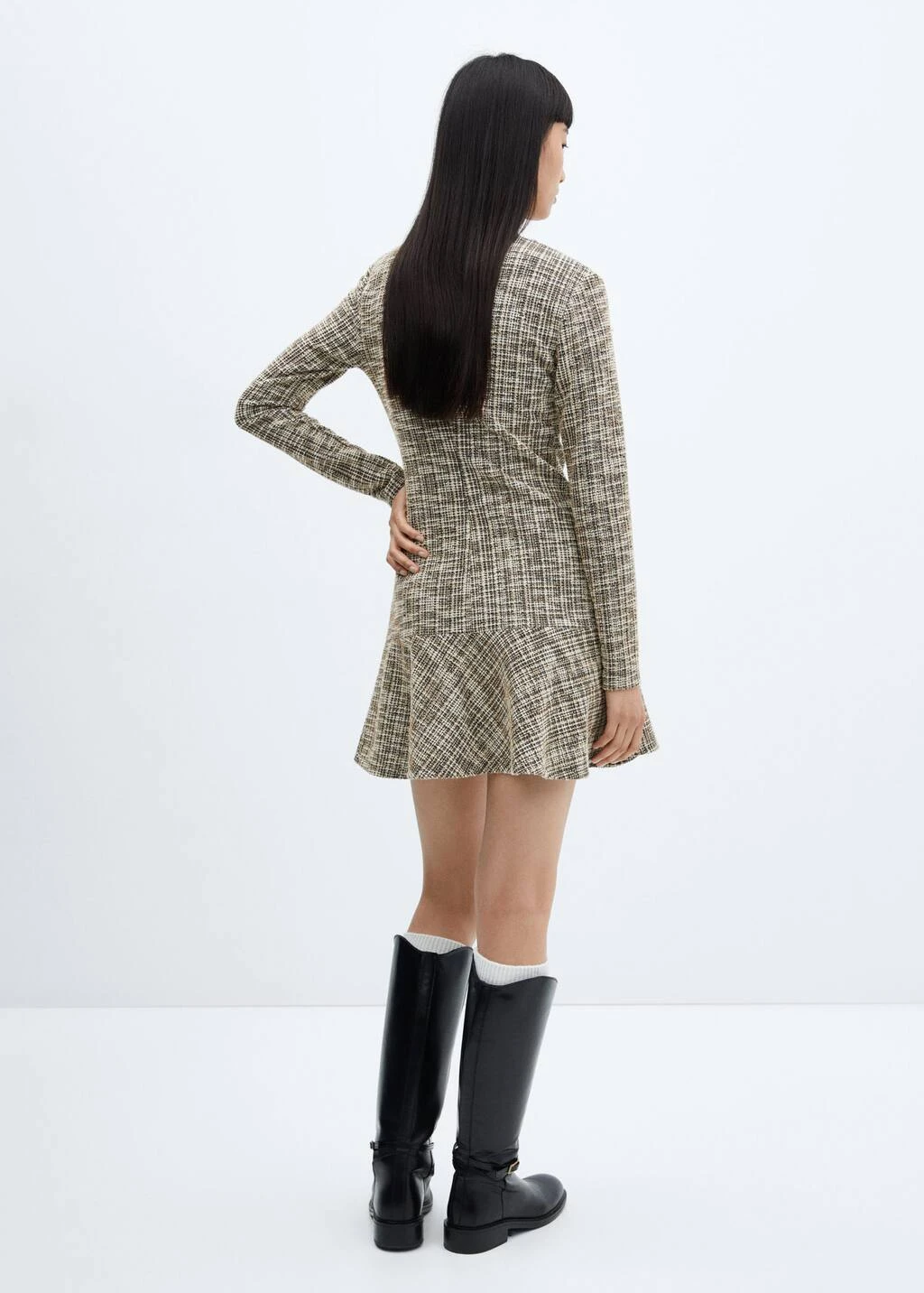 Robe Tweed Chinée 3 Robe Tweed Chinée – Image 3