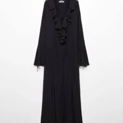 Robe Volants Manches Cloche 17 Robe Volants Manches Cloche -Promos Chaudine Magasin 57077759 99 B