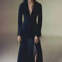 Robe Volants Manches Cloche 15 Robe Volants Manches Cloche -Promos Chaudine Magasin 57077759 99 D7