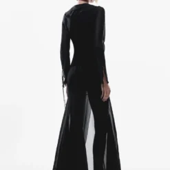 Robe Volants Manches Cloche 11 Robe Volants Manches Cloche -Promos Chaudine Magasin 57077759 99 R