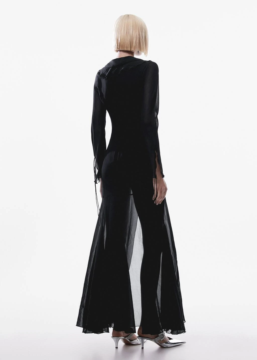 Robe Volants Manches Cloche 3 Robe Volants Manches Cloche – Image 3