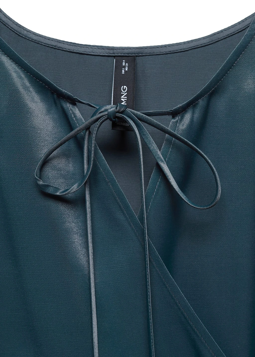 Robe Cache-cœur Satinée 6 Robe Cache-cœur Satinée – Image 6