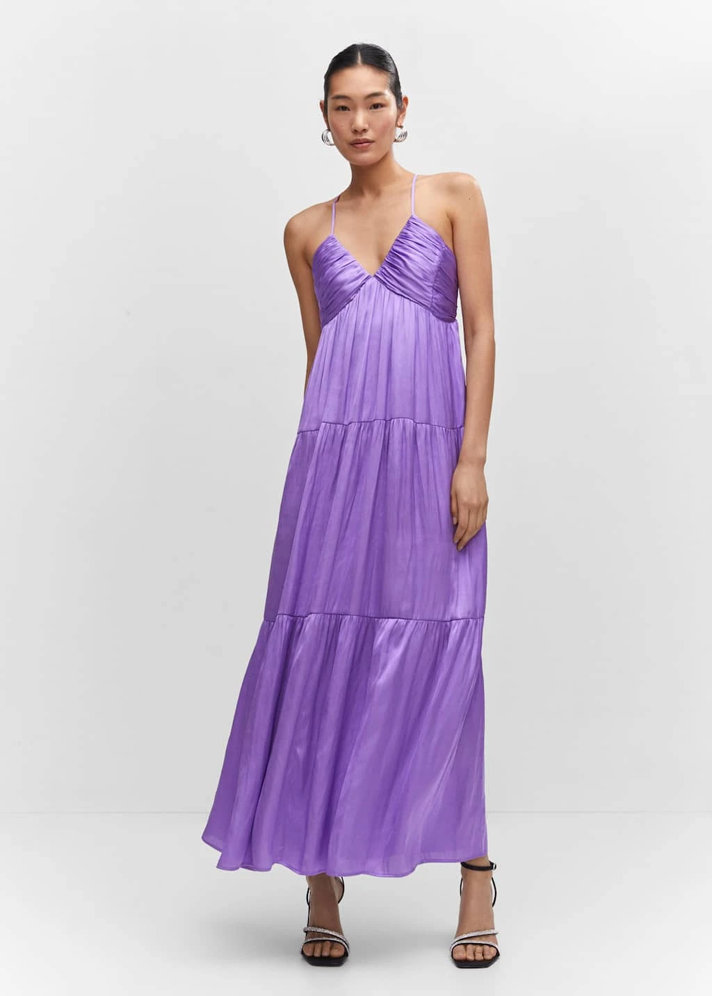 Robe Satinée Froncée 8 Robe Satinée Froncée – Image 8