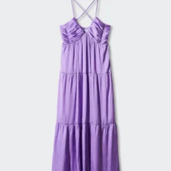 Robe Satinée Froncée 25 Robe Satinée Froncée -Promos Chaudine Magasin 57082883 68 B