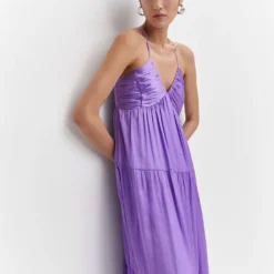 Robe Satinée Froncée 23 Robe Satinée Froncée -Promos Chaudine Magasin 57082883 68 D2