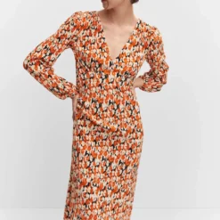 Robe Texturée Imprimée 39 Robe Texturée Imprimée -Promos Chaudine Magasin 57083799 20