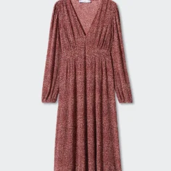 Robe Texturée Imprimée 29 Robe Texturée Imprimée -Promos Chaudine Magasin 57083799 76 B