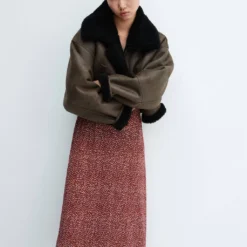 Robe Texturée Imprimée 24 Robe Texturée Imprimée -Promos Chaudine Magasin 57083799 76 D2