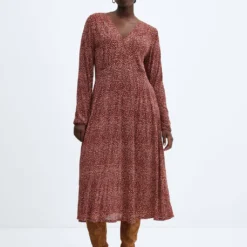 Robe Texturée Imprimée 25 Robe Texturée Imprimée -Promos Chaudine Magasin 57083799 76 D3