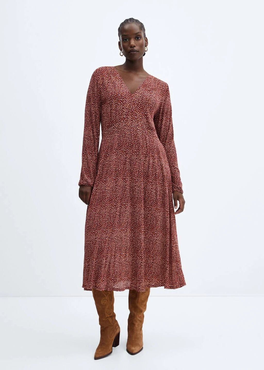 Robe Texturée Imprimée 6 Robe Texturée Imprimée – Image 6