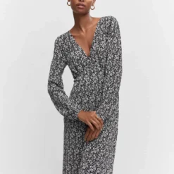 Robe Texturée Imprimée 30 Robe Texturée Imprimée -Promos Chaudine Magasin 57083799 99