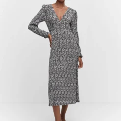 Robe Texturée Imprimée 31 Robe Texturée Imprimée -Promos Chaudine Magasin 57083799 99 99999999 01