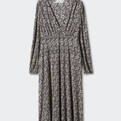 Robe Texturée Imprimée 38 Robe Texturée Imprimée -Promos Chaudine Magasin 57083799 99 B