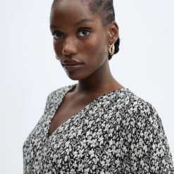 Robe Texturée Imprimée 35 Robe Texturée Imprimée -Promos Chaudine Magasin 57083799 99 D4