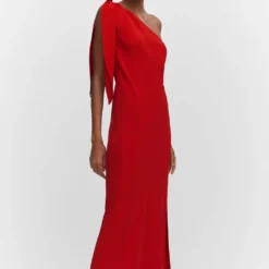 Robe Asymétrique Nœud -Promos Chaudine Magasin 57083814 70