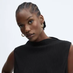 Robe Cintrée Côtelée -Promos Chaudine Magasin 57083821 99 D4